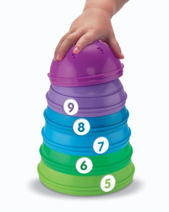 Imagem de Fisher Price Torre de Potinhos Coloridos W4472 - Mattel