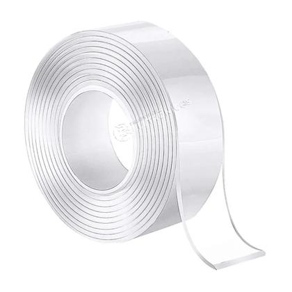 Imagem de Fita Acrílica Dupla Face Mágica Fixa Extra Forte Lavável Transparente 3 Metros BOM1306