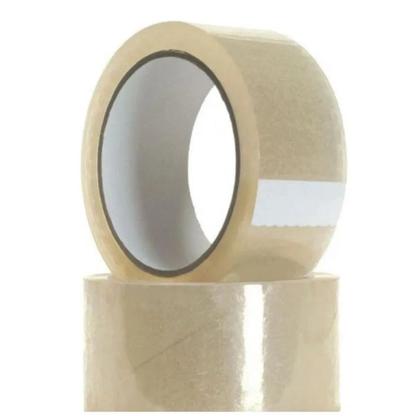 Imagem de Fita Adesiva 48mm X 100 metros Transparente Durex Largo - Pack com 4 Fitas