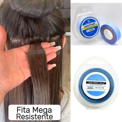 Imagem de Fita Adesiva Azul 3 Metros X 1.2cm Prótese Capilar Mega Hair