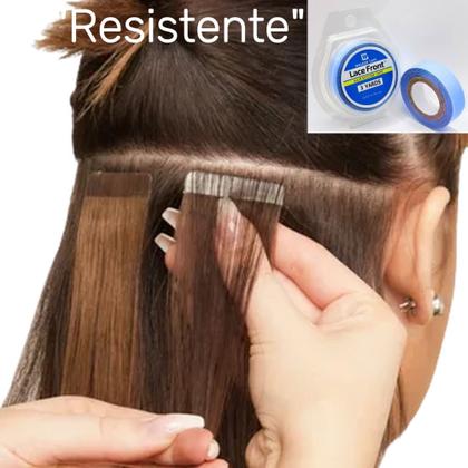 Imagem de Fita Adesiva Azul 3 Metros X 1.2cm Prótese Capilar Mega Hair