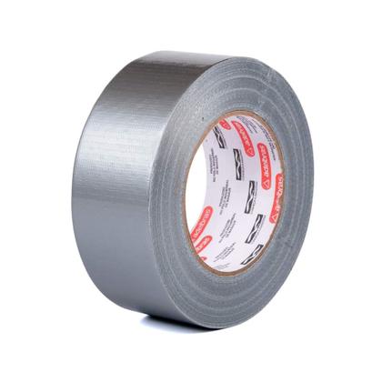 Imagem de Fita Adesiva Cinza Multiuso Rolo Grande 48mm x 50m Silver Tape Adelbras