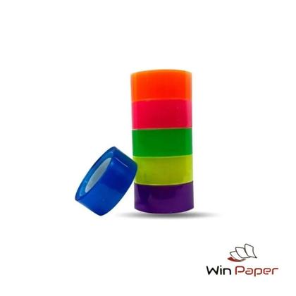 Imagem de Fita Adesiva Color Transparente Com Suporte E Com 6 Fitas - Win Paper