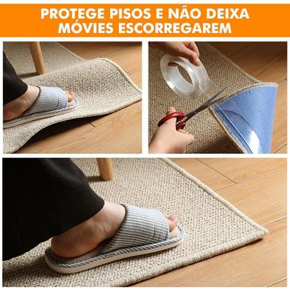 Imagem de Fita Adesiva Mágica Nano Gel Dupla Face Silicone Ultra Forte