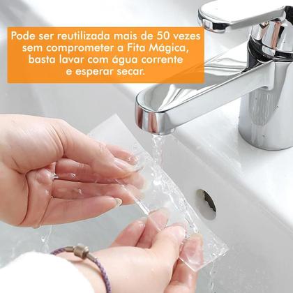 Imagem de Fita Adesiva Mágica Nano Gel Dupla Face Silicone Ultra Forte