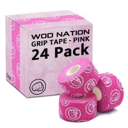 Imagem de Fita adesiva para levantamento de peso WOD Nation, pacote com 3, 23 pés/rolo