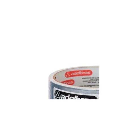 Imagem de Fita Adesiva Reforçada Multiuso Silver Tape 960 para Reparos Prata 48mm X 5m Adelbras