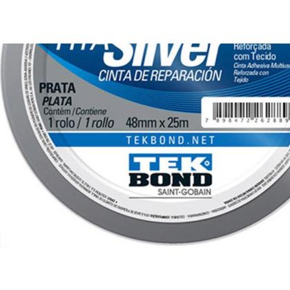 Imagem de Fita Adesiva Silver Tek 48Mmx25M-Prata