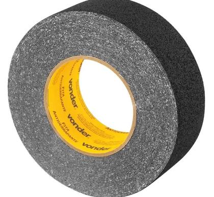 Imagem de Fita Anti Derrapante Para Escada 15 x 50 Preto Vonder