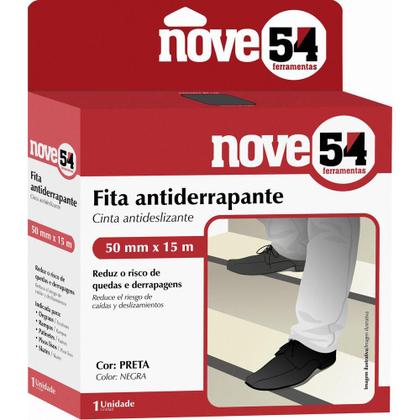 Imagem de Fita antiderrapante 50mmx5m preta - Nove54