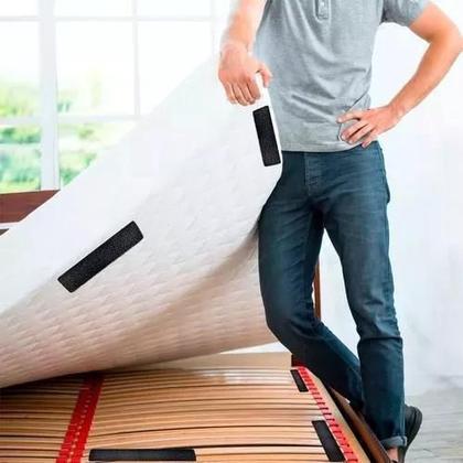 Imagem de Fita Auto Adesiva Forte 10M Preta Organizar Fixar Sem Furar