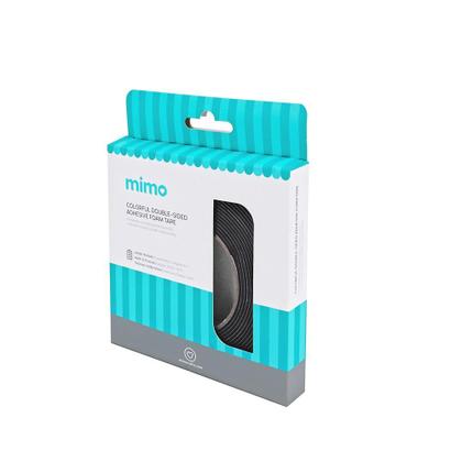 Imagem de Fita Banana Colorida Dupla Face Mimo - Preto - 5 m - 1 Unid