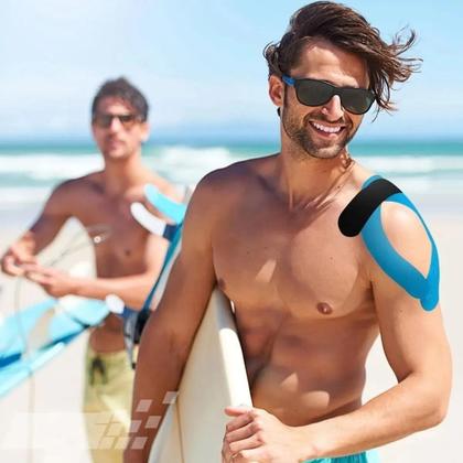 Imagem de Fita Bandagem Kinesio Tape Elástica Adesiva Tmax Original