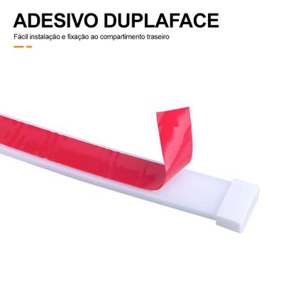 Imagem de Fita Barra Led Traseiro Porta Malas Renault Logan 2011 2012 2013 Função Freio Ré Seta Sequencial RGB Tunning Top