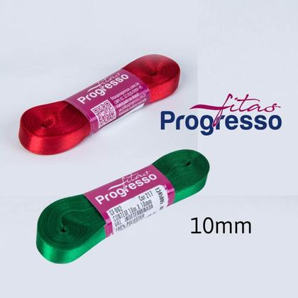 Imagem de Fita Cetim Simples Progresso 10mm - CF002 - 10 Metros
