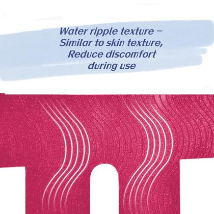 Imagem de Fita cinesiológica IEADEN pré-cortada para joelhos, 10 unidades, rosa