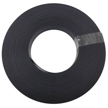Imagem de Fita de Borda Abs Preto Texturizado Fosco 22mm x 1mm x 20m Para Moveis Acabamento Mdf