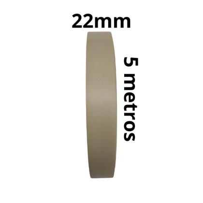 Imagem de Fita De Borda Pvc Para Madeira Formica Bege Ovo Tx L108 22mm X 5m Acabamento Moveis