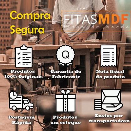 Imagem de Fita De Borda Pvc Para Madeira Formica Bege Ovo Tx L108 22mm X 5m Acabamento Moveis