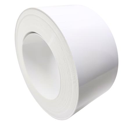 Imagem de Fita de Borda Pvc Para Mdf Branco Neve Lacca Brilhante 22mm X 20mts Acabamento Moveis Mdf