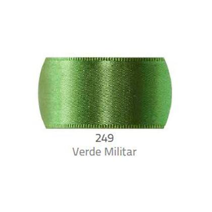 Imagem de Fita de Cetim Progresso 38mm - Nº 9 c/ 10 metros - Verde Militar