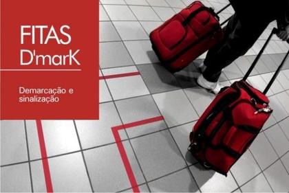 Imagem de fita de demarcação preta