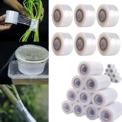 Imagem de Fita De Enxertia Biodegradável PE Ecológica De 200m Para Jardinagem E Embalagem