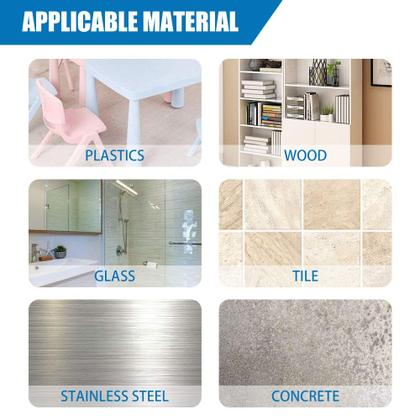 Imagem de Fita de espuma TolanBBT de dupla face de 6 cm x 10 m, pacote com 2 unidades, preta