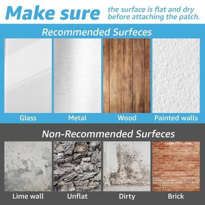 Imagem de Fita de gancho e laço Art3d 40 conjuntos de 4 x 6 cm branca frente e verso