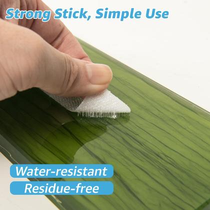 Imagem de Fita de gancho e laço Art3d 40 conjuntos de 4 x 6 cm branca frente e verso