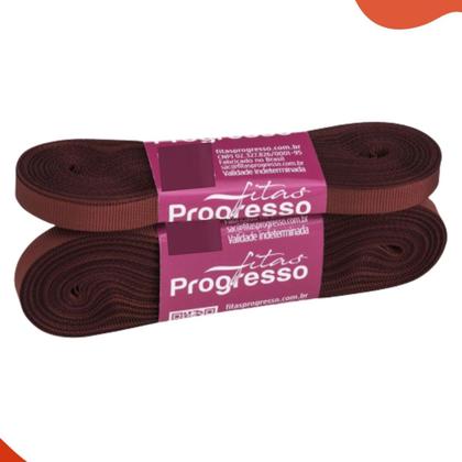 Imagem de Fita De Gorgurao Liso Progresso 07mm Com 10 Metros