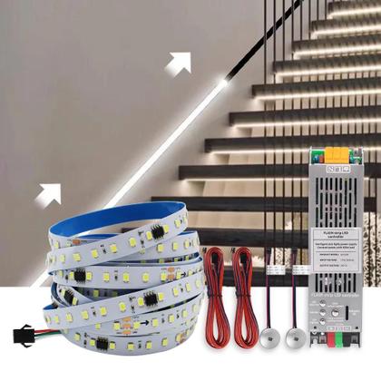 Imagem de Fita De LED 24V 10M Com Sensor De Movimento PIR, Controlador De Escada, Efeito Pixel Chasing WS2811,