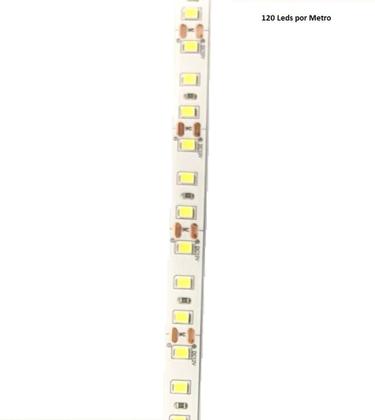 Imagem de Fita De Led 3000k 120 Leds Branco Quente Ip20 5 Mts 12v 48w