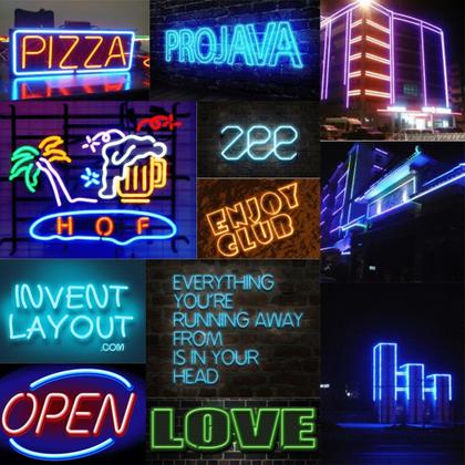 Imagem de Fita De Led Luminoso Letreiro Fachada Comércio Flexível Verde FITANEONVD