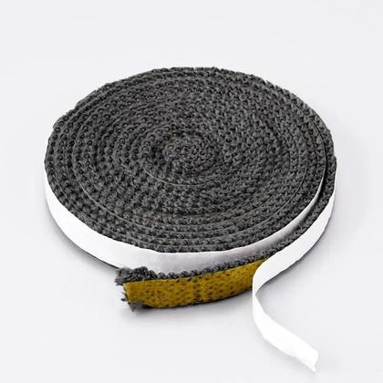 Imagem de Fita De Vedação Autoadesiva De Fibra De Vidro Para Chaminé De Lareira, Preta, 2m/3m, 10mm/15mm