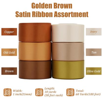 Imagem de Fita decorativa MAYREEL 25mm 6 rolos 55m em cores variadas