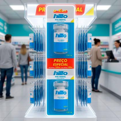 Imagem de Fita Dental Hillo 2 Unidades de 100m cada Preço Especial