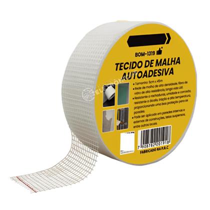 Imagem de Fita do Reparo De Malha Para Rachadura E Drywall Autoadesiva Da Parede BOM1319