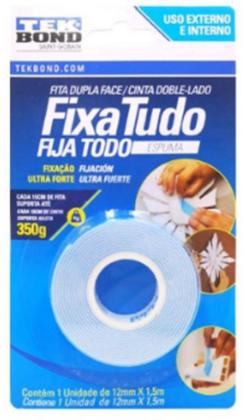 Imagem de Fita Dupla face 350g (1.5m x 12mm )