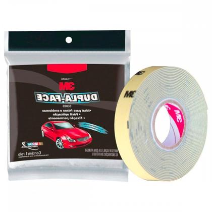 Imagem de Fita Dupla Face 3M Automotiva Transparente Permanente - 12Mm X 3M