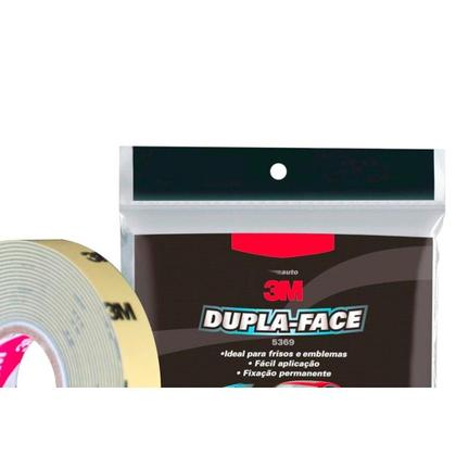 Imagem de Fita Dupla Face 3M Automotiva Transparente Permanente - 12Mm X 3M