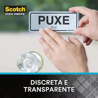 Imagem de Fita Dupla Face 3M Scotch Fixa Forte Transparente - 12 mm x 2 m