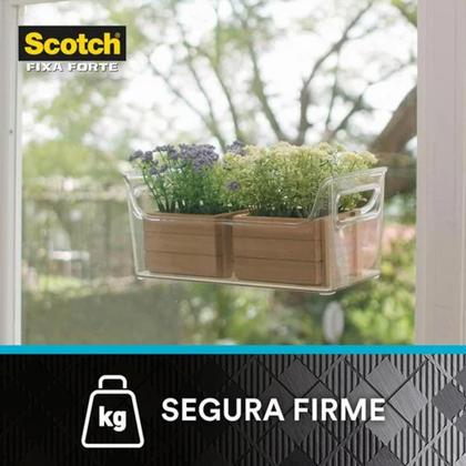 Imagem de Fita Dupla Face 3M Scotch Fixa Forte Transparente - 12 mm x 2 m