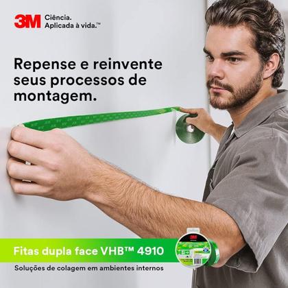 Imagem de FITA DUPLA FACE 3M VHB 4910 12mm x 20 m