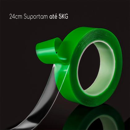 Imagem de Fita Dupla Face Adesiva Larga Extra Forte Para Quadros Top