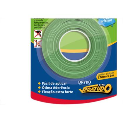 Imagem de Fita Dupla-Face Dryko F.Tudo Trans 12X2M
