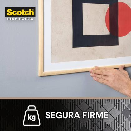 Imagem de Fita Dupla Face Fixa Forte Espuma Acrílica 12mm X 1,5m Scotch 3 M 500g