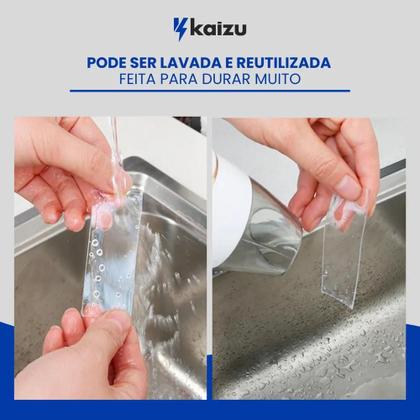 Imagem de Fita Dupla Face Mágica Fixa Extra Forte Lavável Transparente