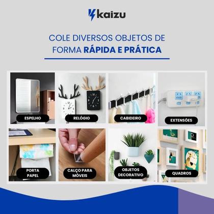 Imagem de Fita Dupla Face Mágica Fixa Extra Forte Lavável Transparente