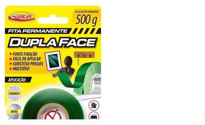 Imagem de Fita Dupla Face Multiuso Luxcar 2 Metros Forte Fixação 12mm